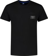 Rogelli Pocket T-Shirt Heren - Enjoy Life Casual - Heren - Zwart - Maat S