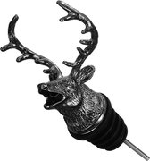 Quality Free pourer - Unieke Schenktuit - Gift set - Black Deer Head