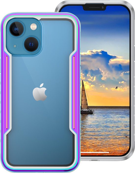 ShieldCase Metalen Shock Case geschikt voor Apple iPhone 13 - Kleurrijk |  bol.com