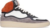 Floris Van Bommel 20371 Hoge sneakers - Leren Sneaker - Heren - Grijs - Maat 43⅓