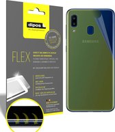 dipos I 3x Beschermfolie 100% compatibel met Samsung Galaxy A20 Rückseite Folie I 3D Full Cover screen-protector