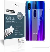 dipos I 2x Pantserfolie helder compatibel met Beafon M6 Rückseite Beschermfolie 9H screen-protector