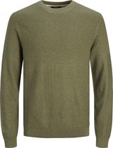 JACK&JONES PREMIUM JPRBLAWINTER STRUCTURE KNIT CREW NECK Heren Trui - Maat XXL