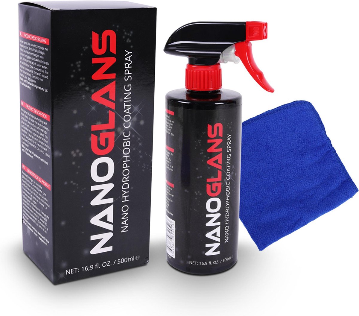 Plagen Continu Vertolking Nanoglans auto coating spray - Keramisch coating - Ceramic glas coating - Nano  coating... | bol.com