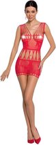 PASSION WOMAN BODYSTOCKINGS | Passion Woman Bs090 Bodystocking - Red One Size