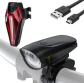 LED Fietsverlichting Set - USB oplaadbaar- Voorlicht Achterlicht- Racefiets