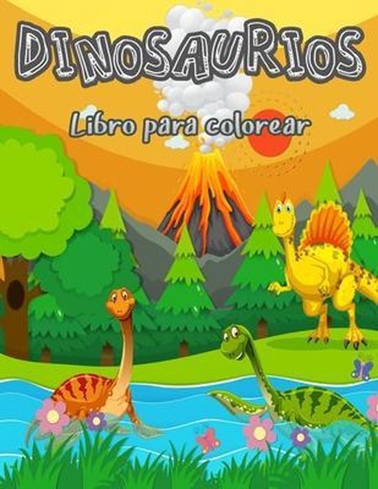 Libro Dinosaurio Libro de Colorear: Para Niños de 4 a 8 Años, Dino