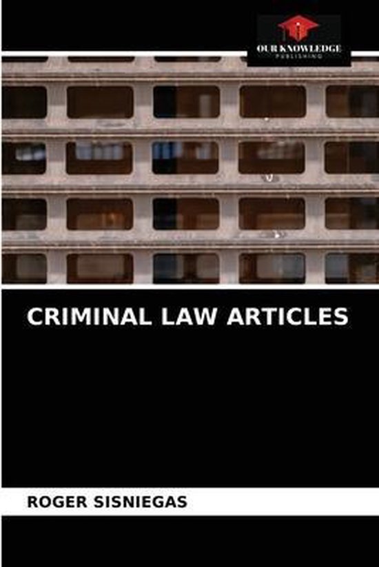 Criminal Law Articles - cover