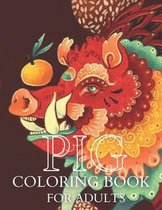 Pig Coloring Book for Adults