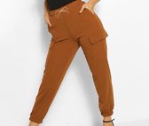 Yugo Mode - Brown Cargo Mom Trouser
