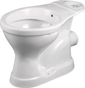 Bally VT1022 P-Trap Staande Toilet Met Sproeier (Bidet) Wit