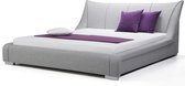 Beliani Waterbed Nantes grijs - Stof - 180x200 cm