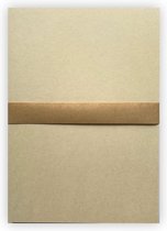 50 vel PaperWise Natural karton 295 gr/m² A4- 210x297mm - stevig lichtbruin karton gemaakt uit 100% landbouwafval