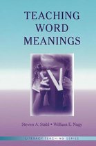 Boek cover Teaching Word Meanings van Steven A. Stahl