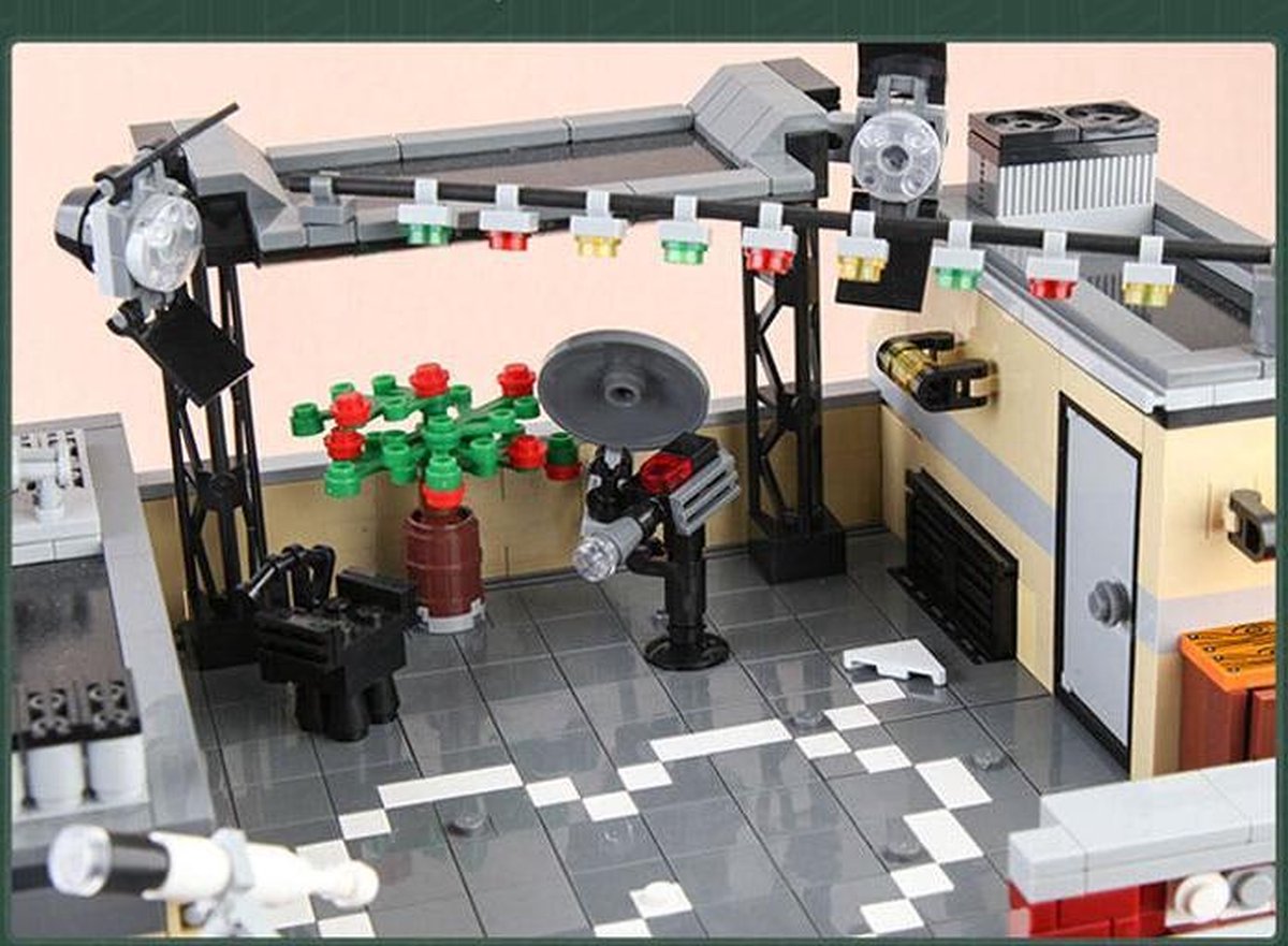 Mould King 16014 Friends Cafe The Perk 4488 onderdelen LED