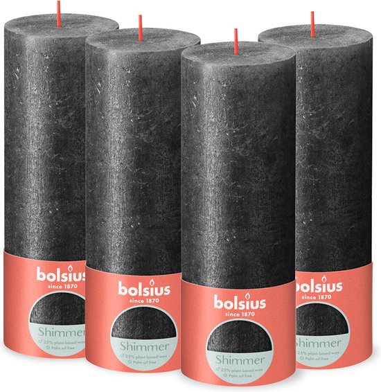 Bolsius Rustieke kaars 19cm rood bestellen | Albert Heijn