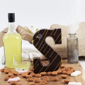 Chocoladeletter Limoncello S - Puur - 200 gram - Ambachtelijk handgemaakt
