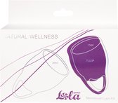 Menstruatiecup kit - 2 stuks (15 ML + 20 ML) - Medisch silicone - tot 12 uur bescherming - Reisverpakking - Maat M + S - Natural Wellness - Tulip - Paars