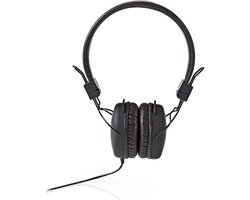 Nedis Bedrade On-ear Koptelefoon - 3,5 mm - Kabellengte: 1.20 m - Zwart