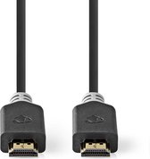 Premium High Speed ​​HDMI-Kabel met Ethernet - HDMI Connector - HDMI Connector - 4K@60Hz - 18 Gbps - 2.00 m - Rond - PVC - Antraciet - Doos