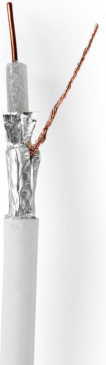 Nedis Coaxkabel Op Haspel | Csbg4050wt250 | Wit