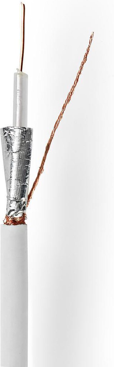 Nedis Coaxkabel Op Haspel | Csbr4030wt1000 | Wit
