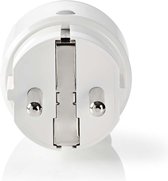 Nedis SmartLife Slimme Stekker - Wi-Fi - IP21 - Energiemeter - 2500 W - Randaarde stekker / Type F (CEE 7/7) - -10 - 40 °C - Android / IOS - Wit - 1 Stuks