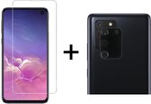 Beschermglas Samsung S10 Lite Screenprotector 1 stuk - Samsung Galaxy S10 Lite Screenprotector - Samsung S10 Lite Screen Protector Camera - 1 stuk