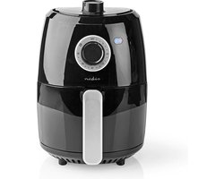 Nedis Airfryer - 2.4 l - Compacte Heteluchtfriteuse - Timer - Zwart