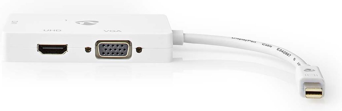 Nedis Displayport-adapter | Ccgb37466wt02 | Wit