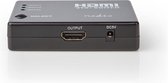 Nedis HDMI-Switch - 3 poort(en) - 3x HDMI Input - 1x HDMI Output - 1080p - 3.4 Gbps - ABS - Zwart
