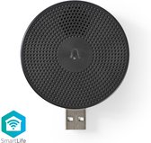 Nedis SmartLife Gong - 433 MHz - Accessoire voor: WIFICDP10GY / WIFICDP30WT / WIFICDP40CWT - USB Gevoed - 4 geluiden - 5 V DC - Instelbaar volume - Zwart