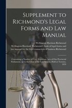 Supplement to Richmond's Legal Forms and Law Manual [microform]