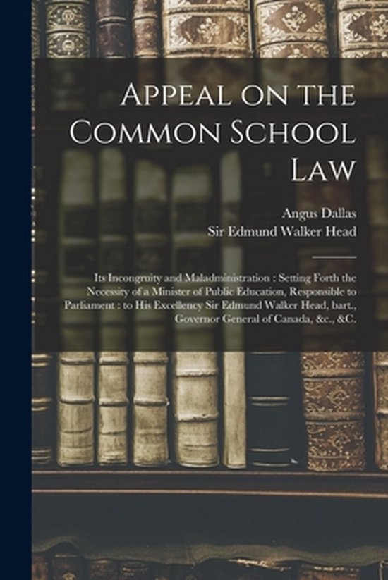 Appeal on the Common School Law [microform] - cover