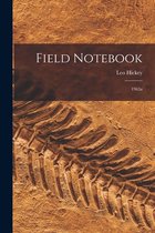Field Notebook: 1963a