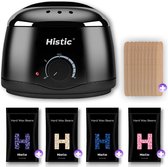 Histic Wax Apparaat inclusief Hard Wax Beans en Houten Spatels – Ontharen – Startersset – Ontharingswax