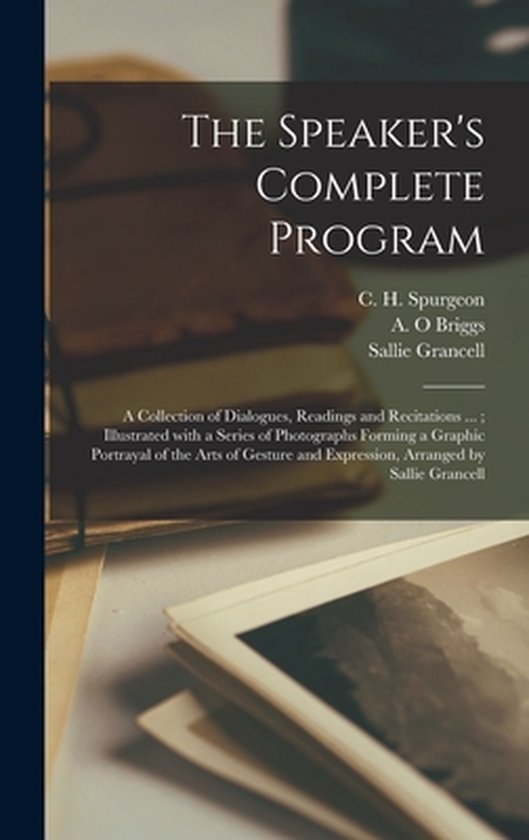 The Speaker's Complete Program [microform] - cover