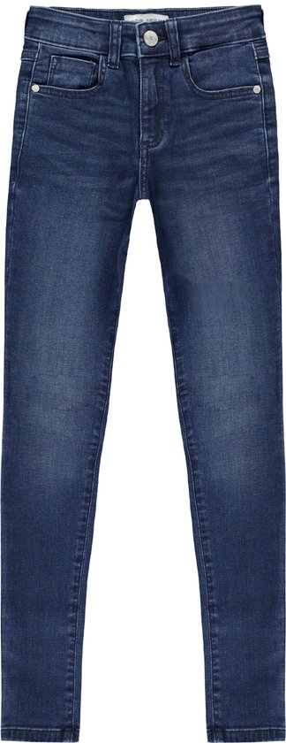 Cars Jeans Vrouwen OPHELIA Denim Skinny High waist Dark Used - Maat 30/32
