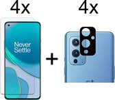 Beschermglas OnePlus 9 Screenprotector 4 stuks - OnePlus 9 Screen Protector Camera - 4 stuks