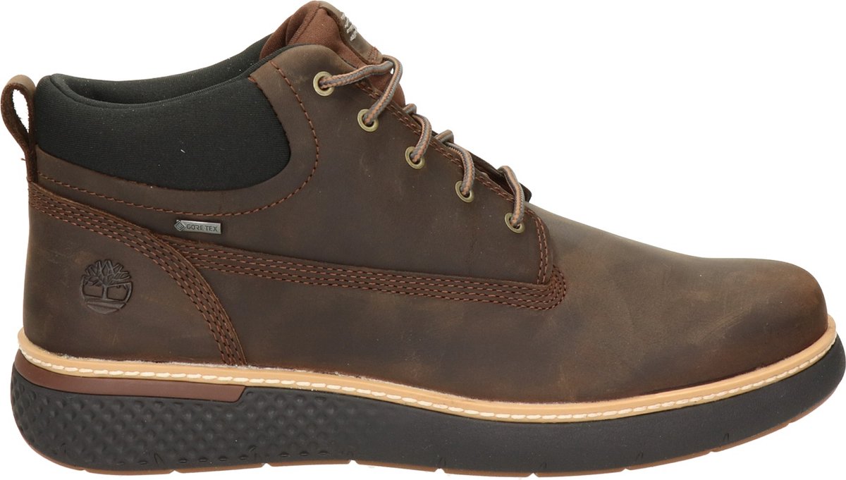 Timberland Cross Mark Gtx Chukka Hoge sneakers Leren Sneaker Heren Bruin