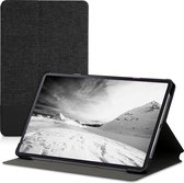 kwmobile hoes voor Lenovo Tab P11 - Slanke tablethoes met standaard - Tablet cover in antraciet / zwart