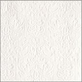 Ambiente - Papieren Servetten 25 Elegance White - FSC Mix - 12.5x12.5 cm