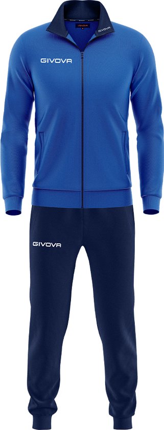 Survêtement Givova TR031 Tuta Torino, 0403 Blauw Royal , Taille XL
