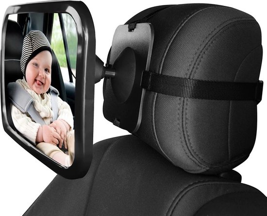 Verstelbare Baby Achteruitkijk Autospiegel - Auto Veiligheidsspiegel Baby -  Achterbank
