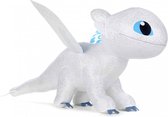 Light Fury Wit - Hoe tem je een Draak / How to train your Dragon Pluche Knuffel 40 cm - speelgoed