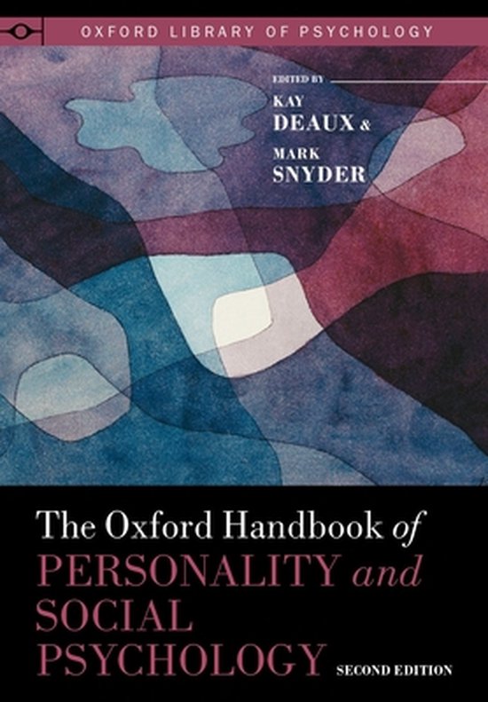 Oxford Library of Psychology-The Oxford Handbook of Personal ... - cover