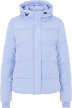 PIECES PCNINAMA JACKET DOWN KAC Pale Iris Dames Jas - Maat M