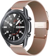 Milanese watch bandje - 22mm - Goud - Geschikt voor Samsung Galaxy Watch