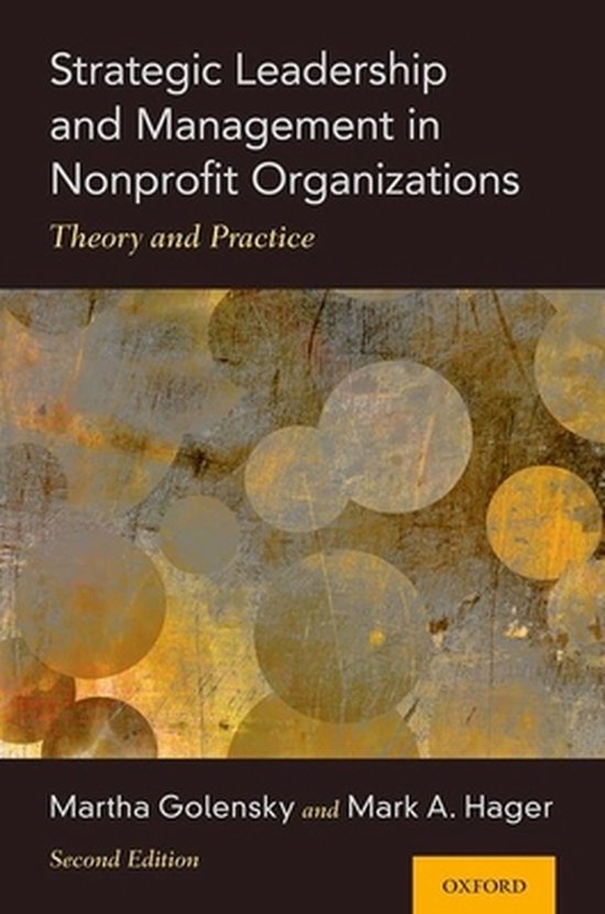 Strategic Leadership and Management in Nonprofit Organizatio ... - cover