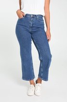 Cassis - Female - Wijde jeans met hoge taille  - Denim